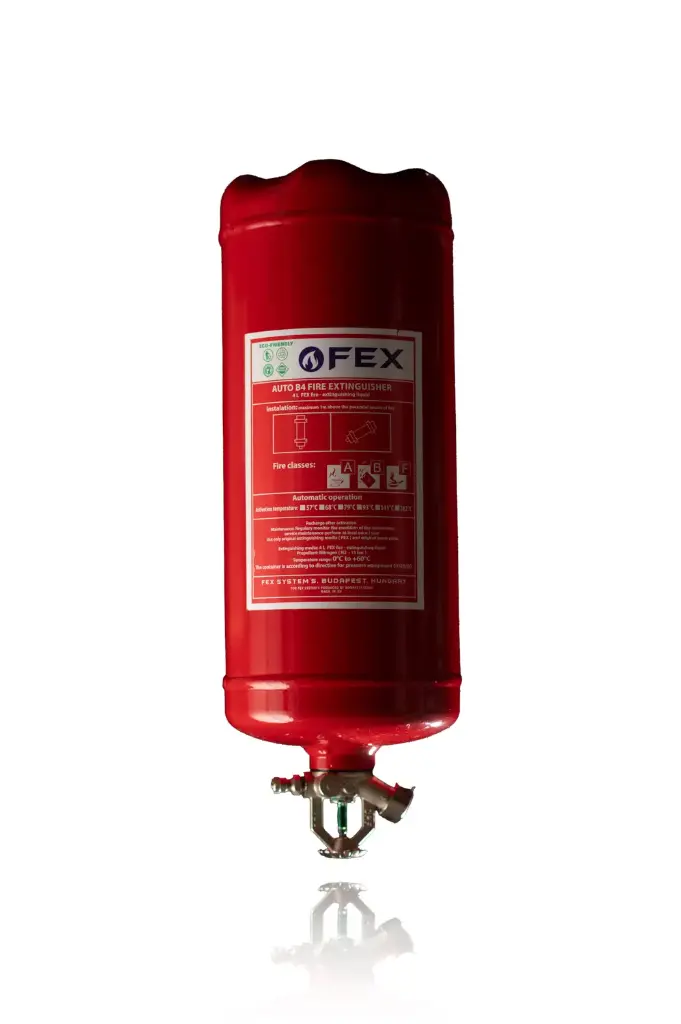 FEX/FEE automata tűzoltó készülék sprinkler fúvókával B-4 típus